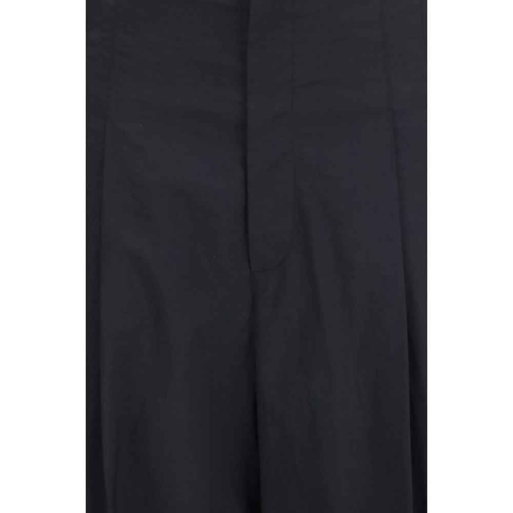 Brunello Cucinelli Black Cotton Casual Pants