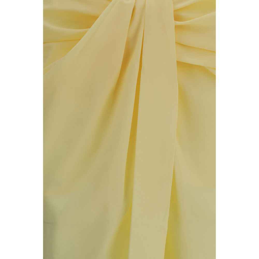 Jacquemus Bicolor Polyester Midi Skirt
