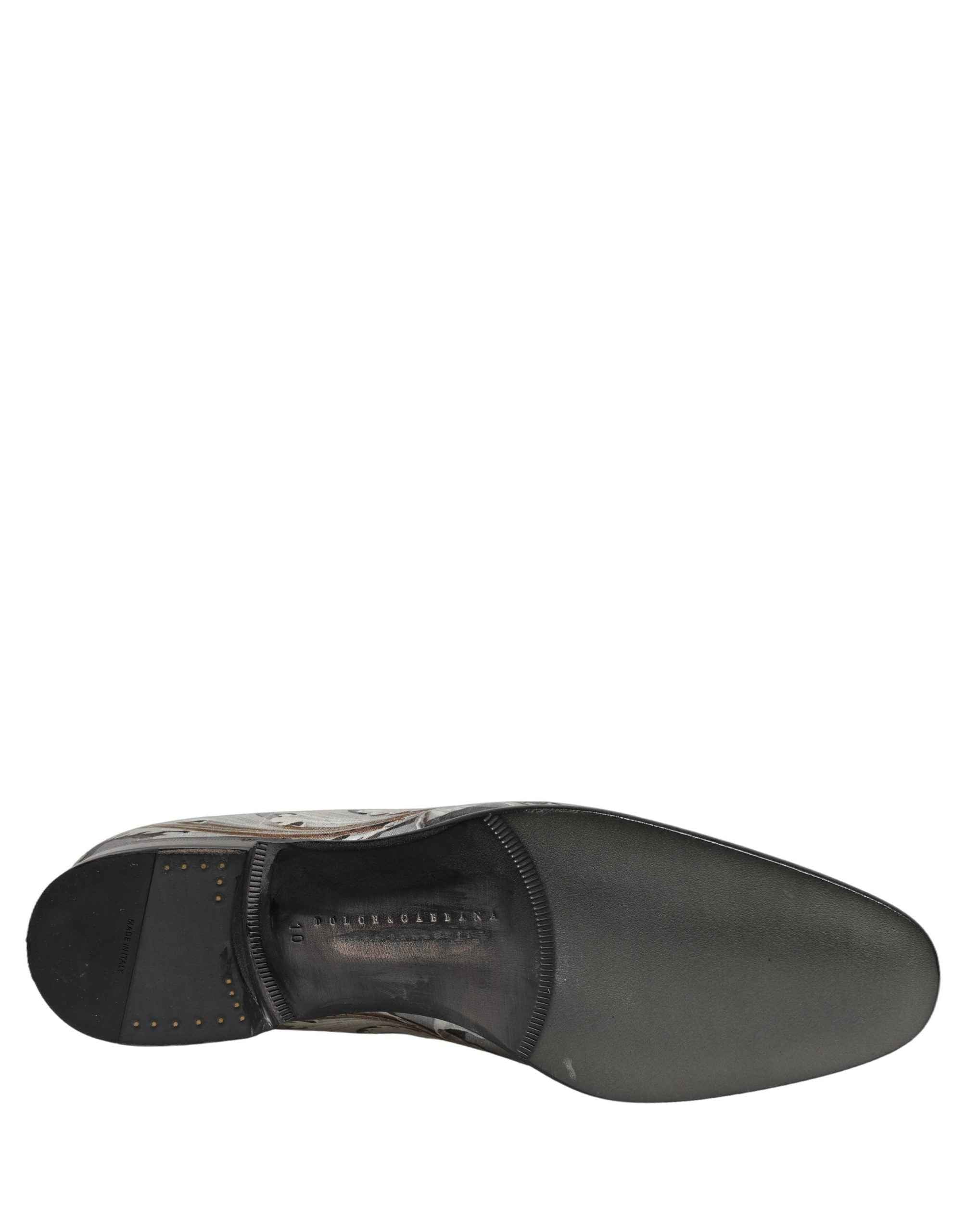 Dolce & Gabbana Multicolor Roman Slip On Dress Loafers Shoes