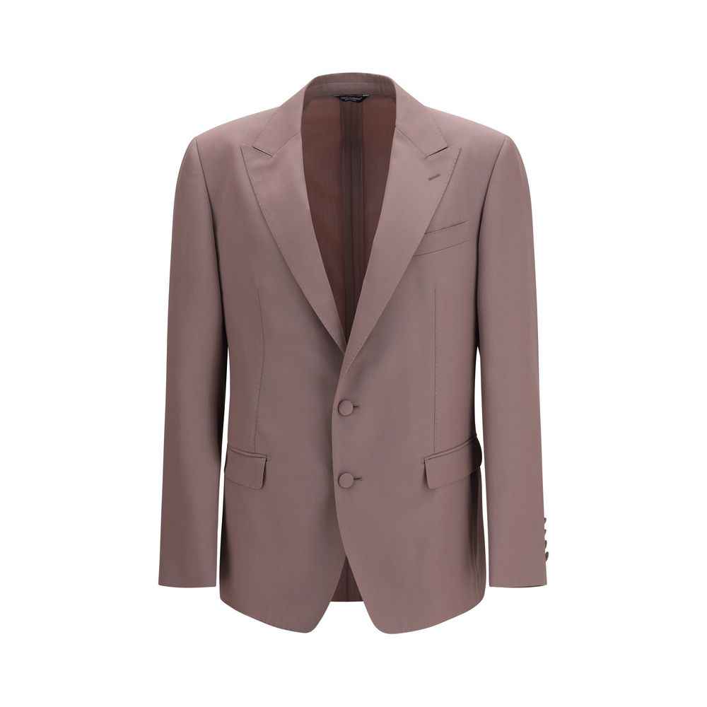 Dolce & Gabbana Brown Wool Oves Aries Jacket