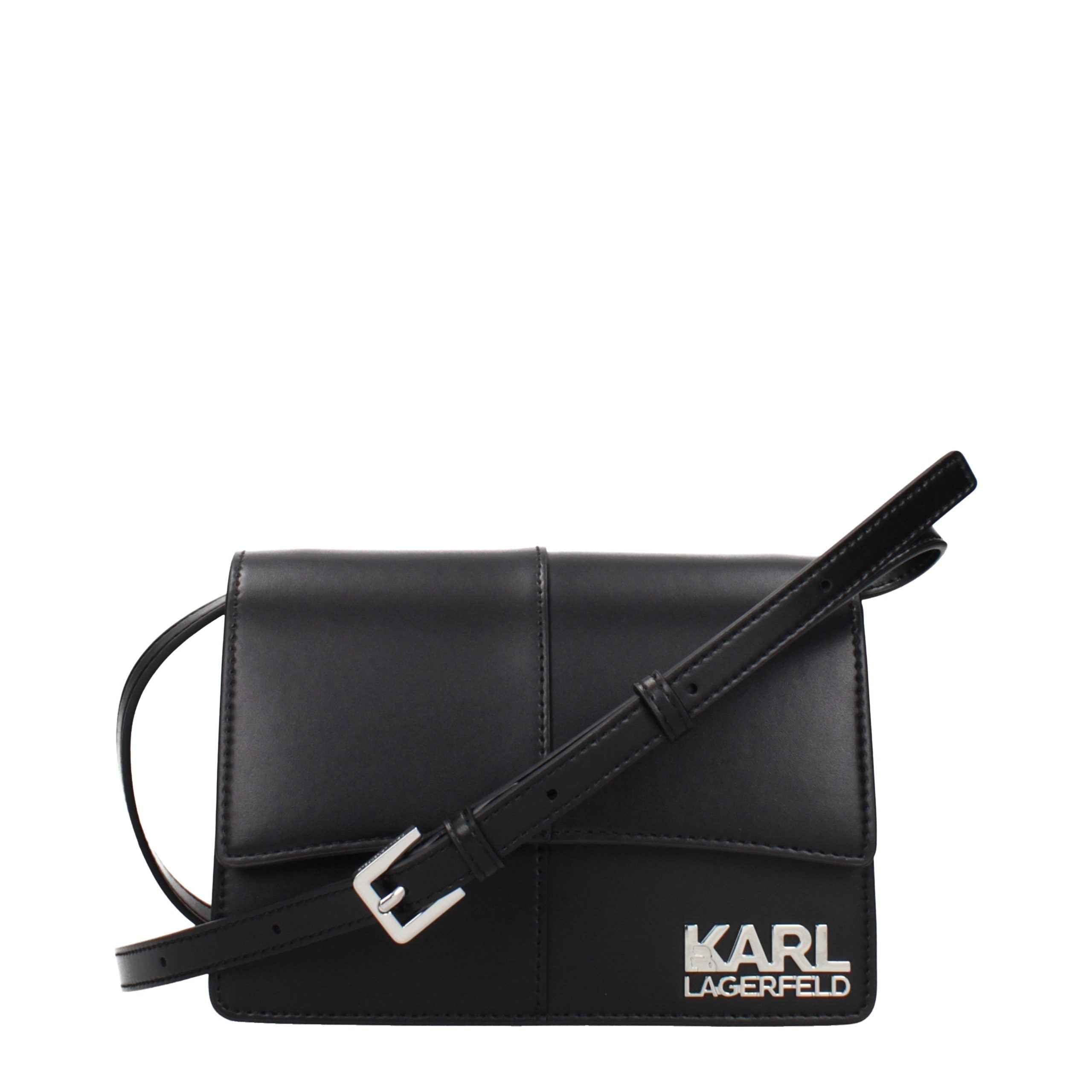 Karl Lagerfeld Black Polyethylene Crossbody Bag