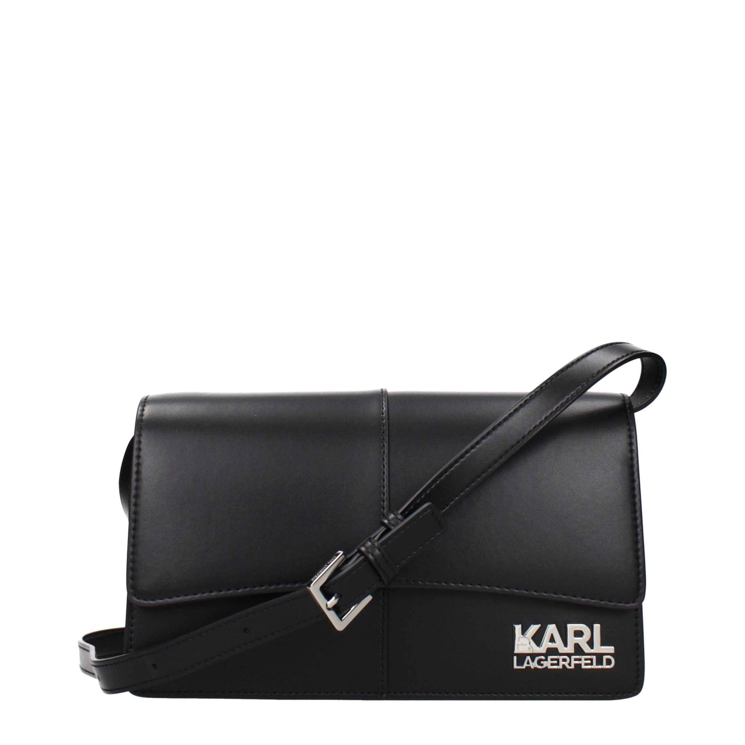 Karl Lagerfeld Black Polyethylene Crossbody Bag