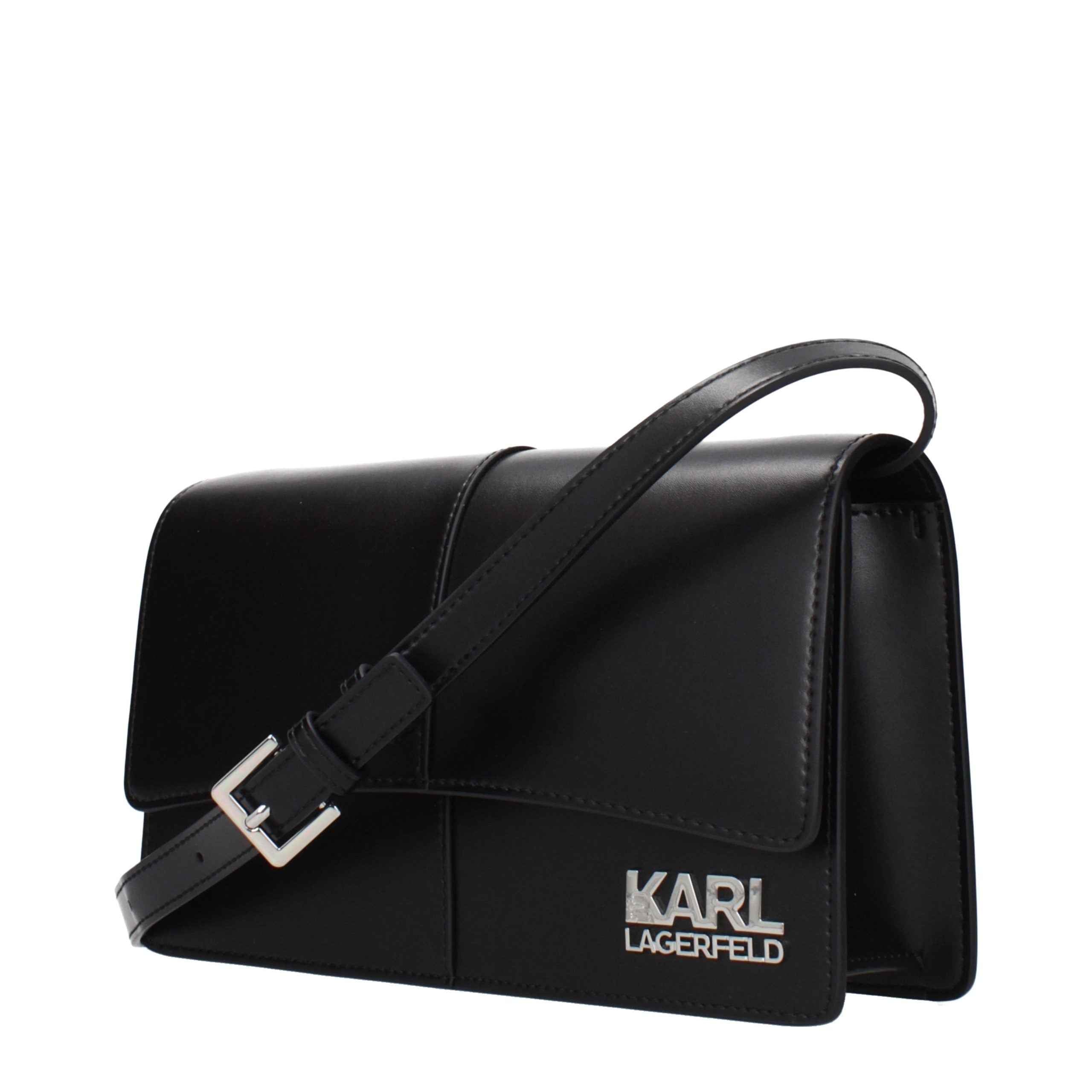 Karl Lagerfeld Black Polyethylene Crossbody Bag