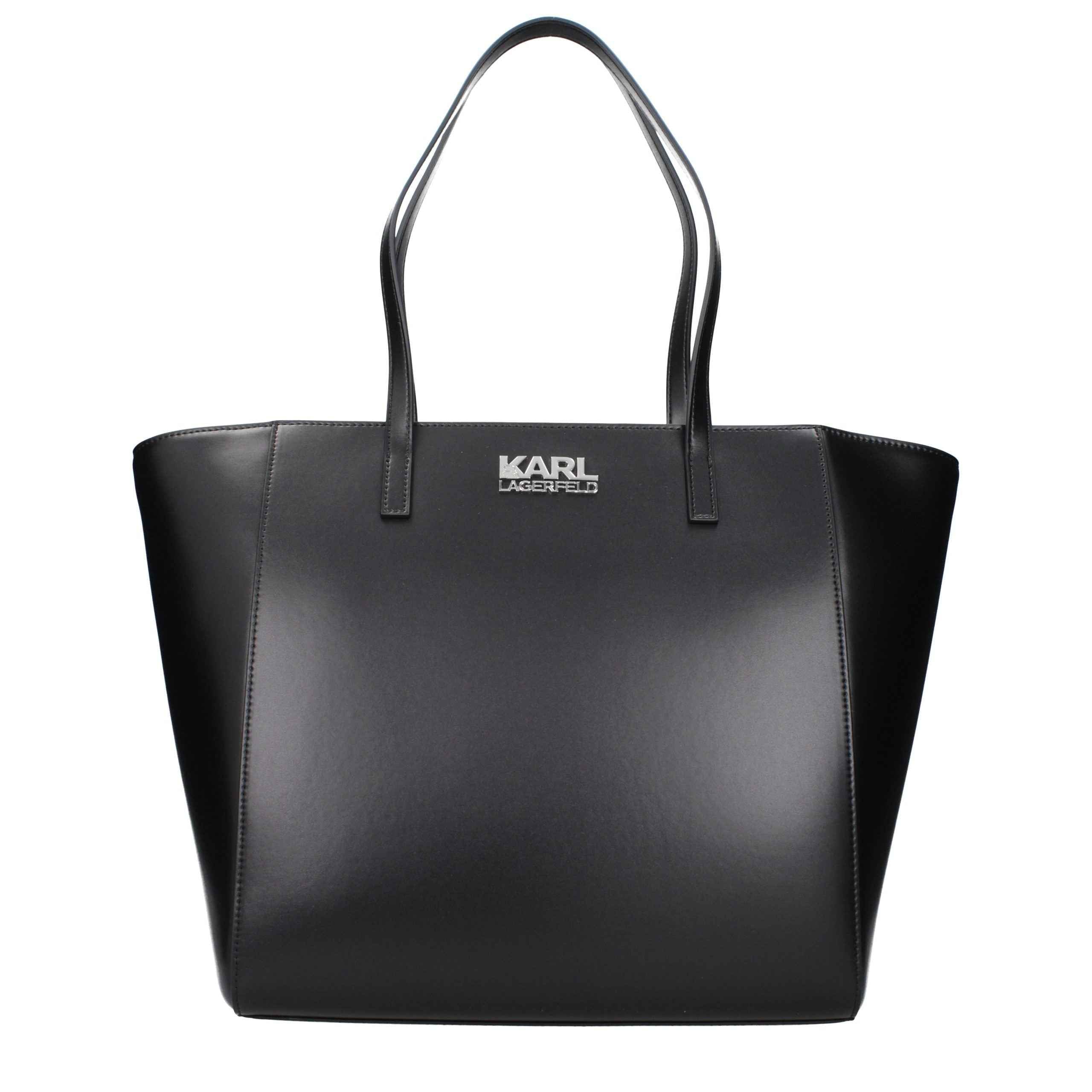 Karl Lagerfeld Black Polyethylene Shoulder Bag