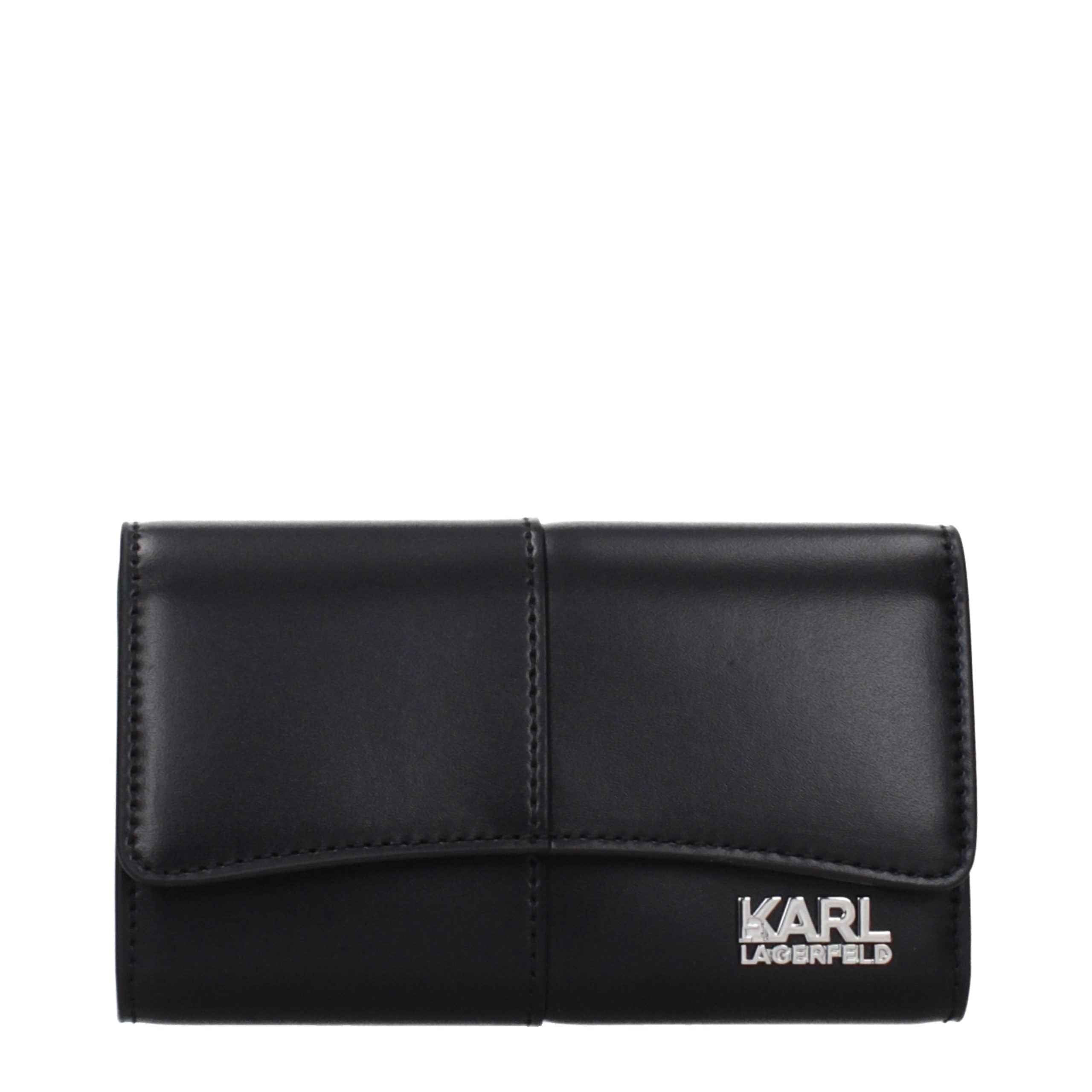 Karl Lagerfeld Black Polyethylene Wallet