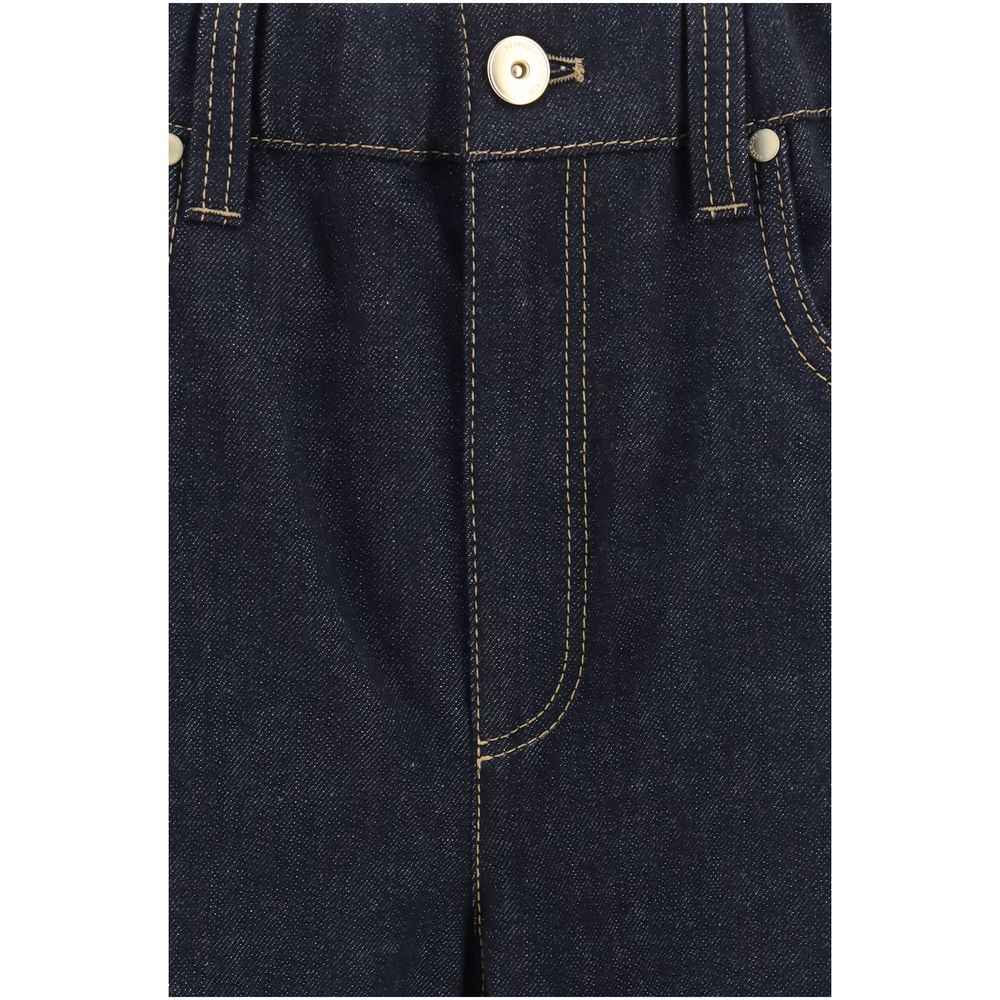 Brunello Cucinelli Blue Cotton Jeans Denim