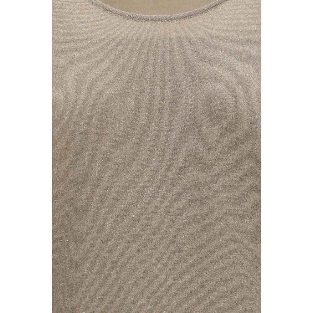 Brunello Cucinelli Beige Cashmere Tank Tops