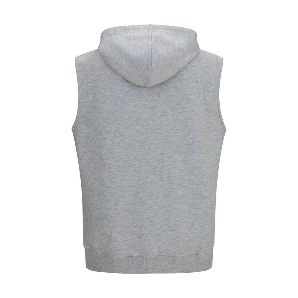 Brunello Cucinelli Gray Cotton Sweatshirt