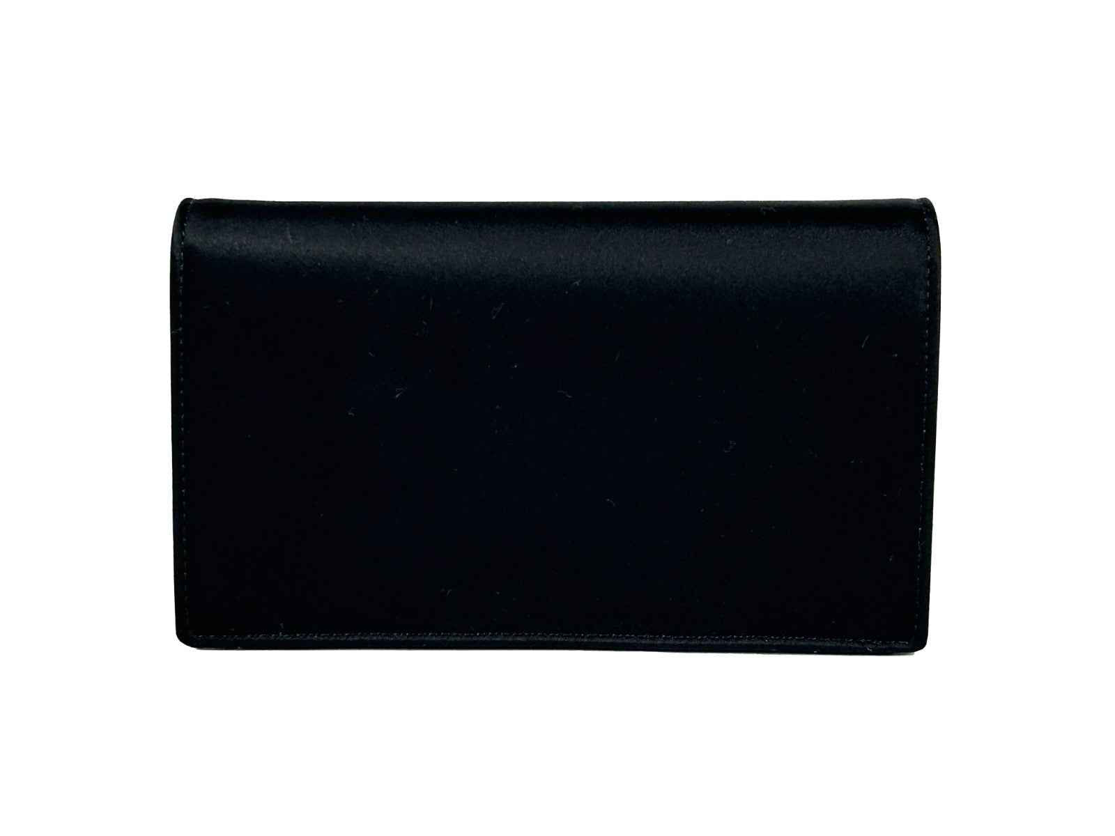 Versace Mini Chain Black Crossbody Wallet Bag