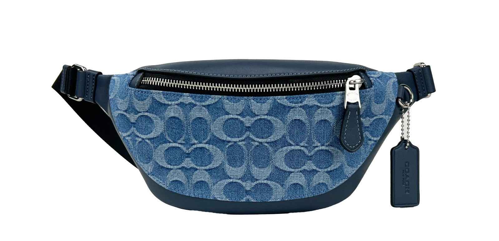 COACH Coach Warren Mini Signature Denim Fanny Belt Bag