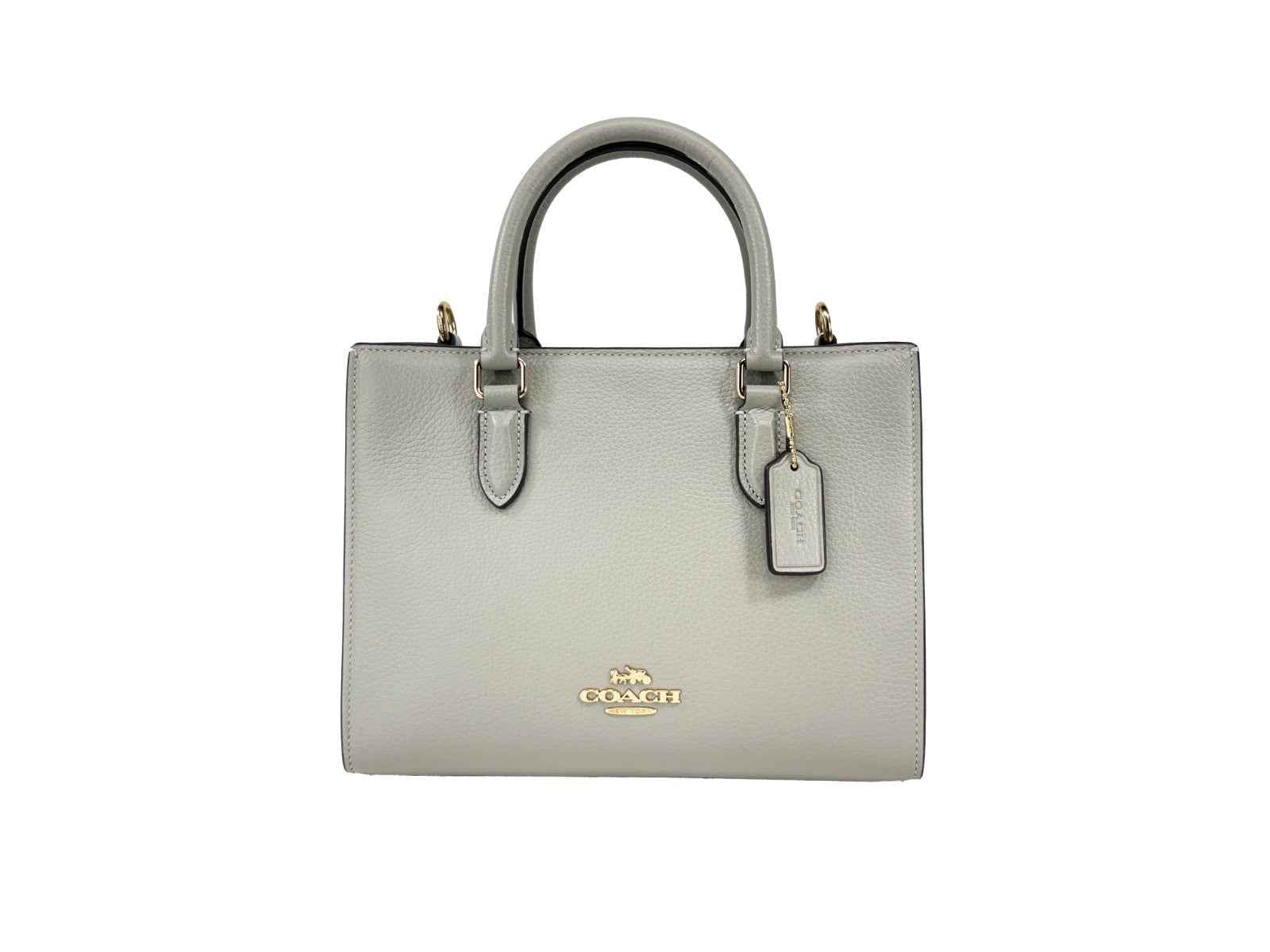 COACH Coach Maggie Small Leather Crossbody Tote Bag