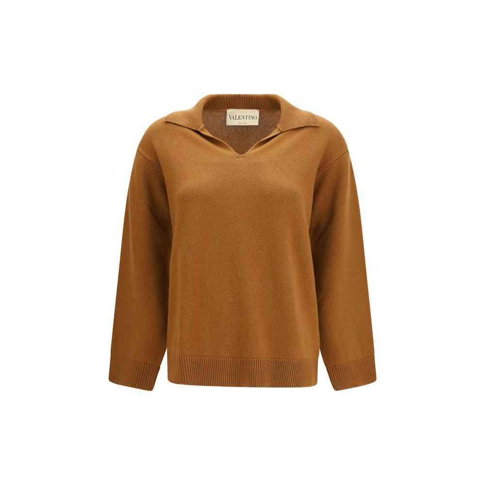 Valentino Brown Cashmere Sweater