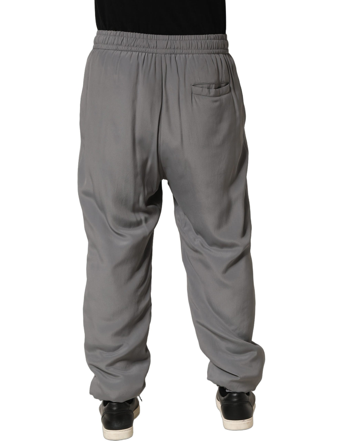 Dolce & Gabbana Gray Cotton Jogger Sweatpants Trouser Pants