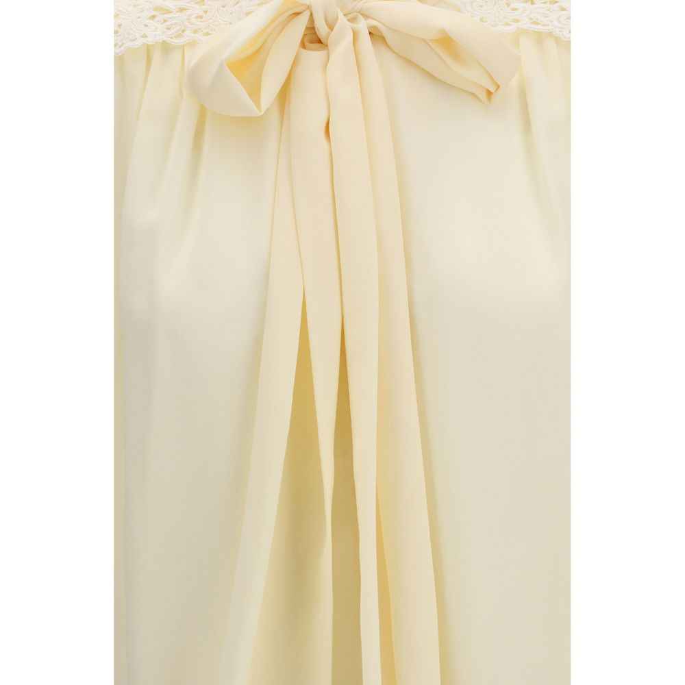Chloé Beige Polyester Blouse