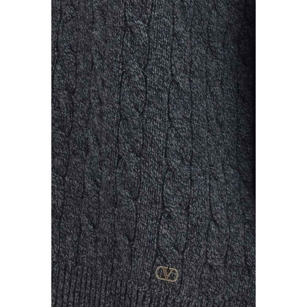 Valentino Garavani Gray Wool Oves Aries Sweatshirt