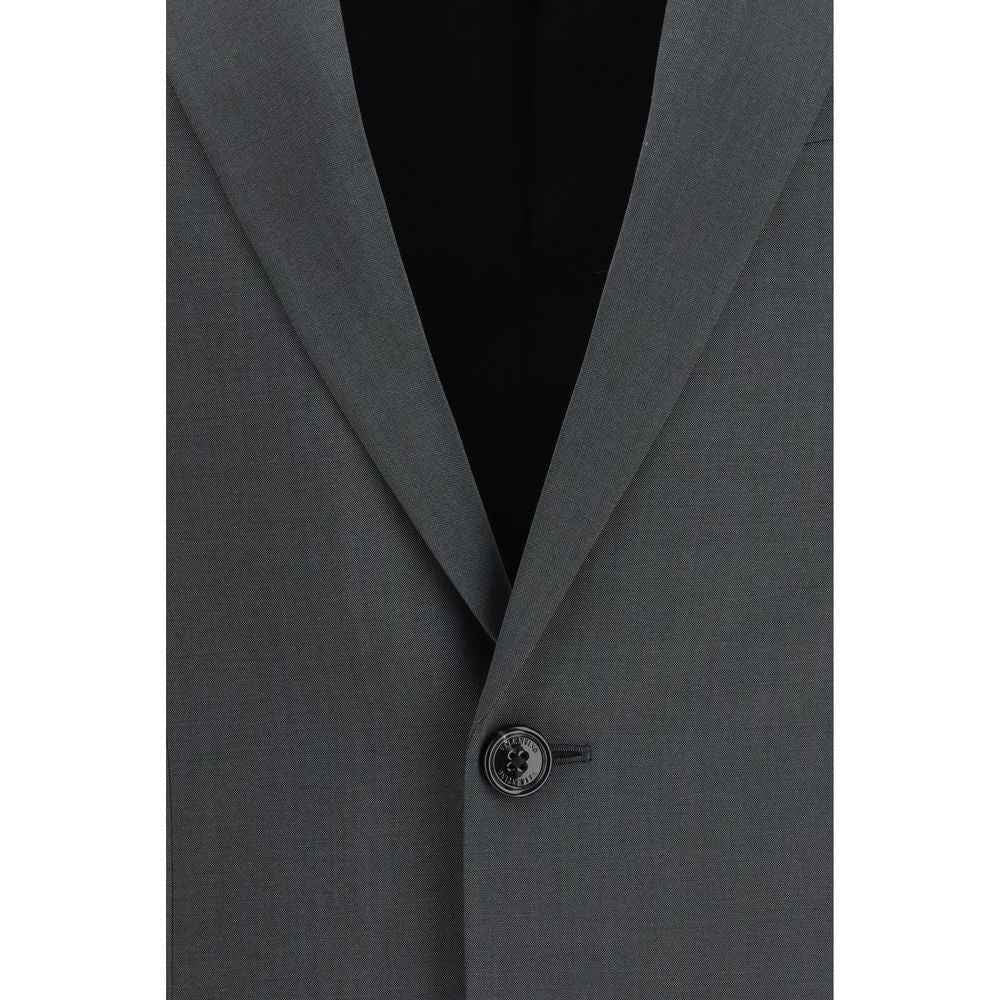 Valentino Garavani Gray Wool Oves Aries Jacket
