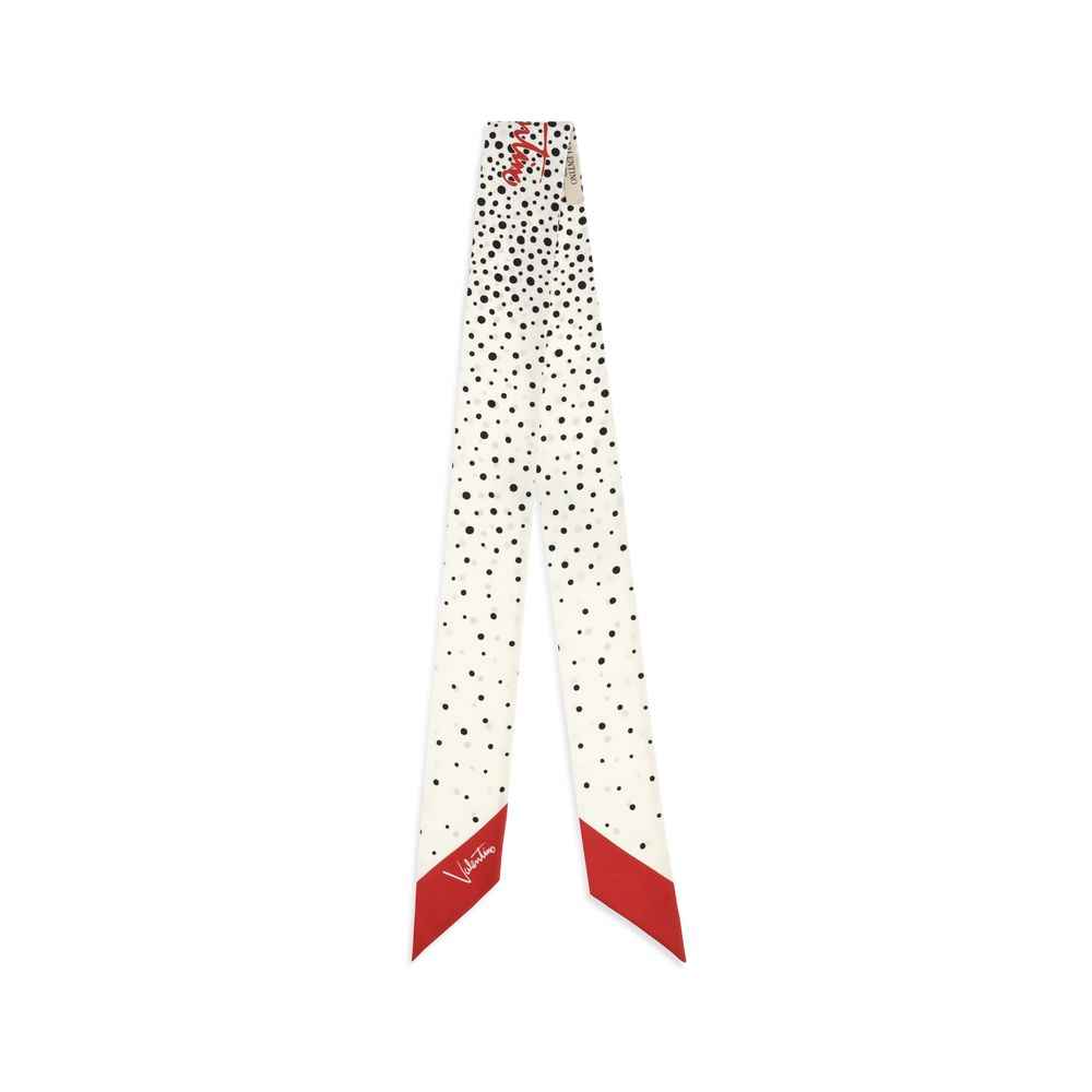 Valentino Garavani Beige Silk Scarf