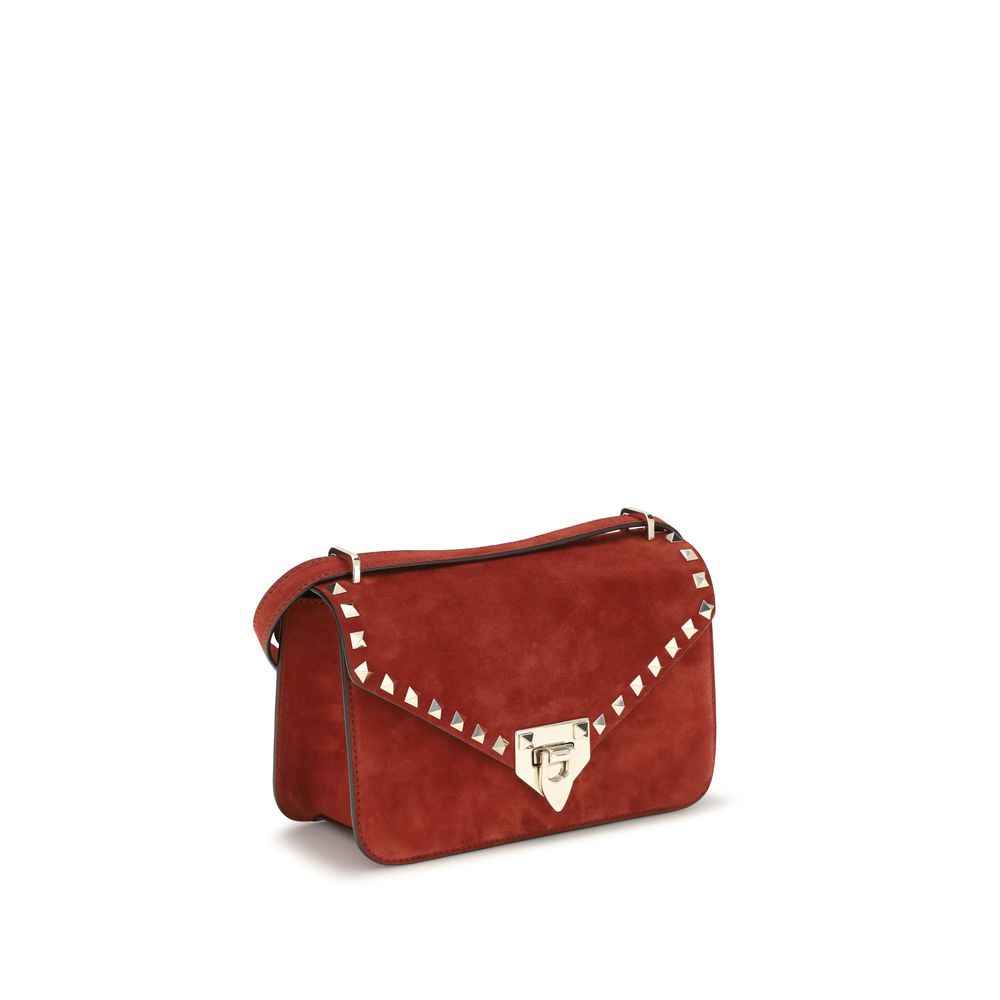 Valentino Garavani Multicolor Suede Leather Shoulder Bag