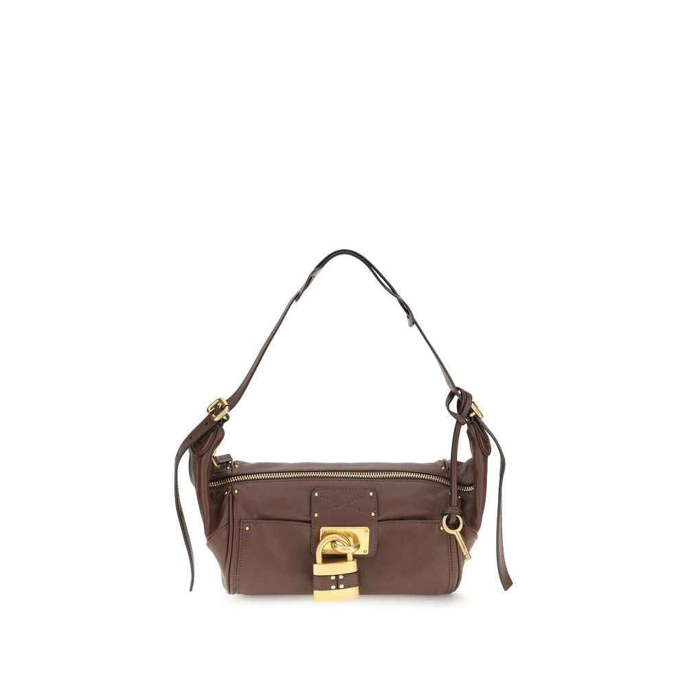 Chloé Brown Calf Leather Bos Taurus Shoulder Bag