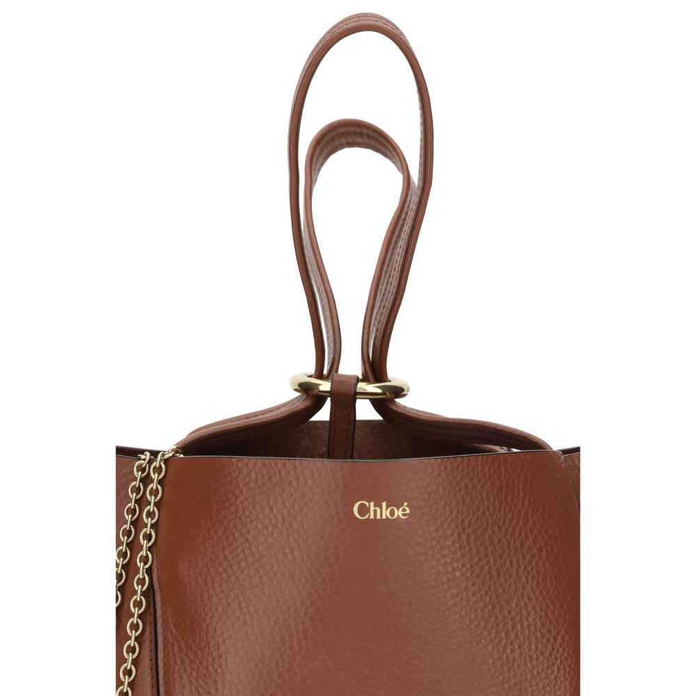 Chloé Brown Calf Leather Bos Taurus Shoulder Bag