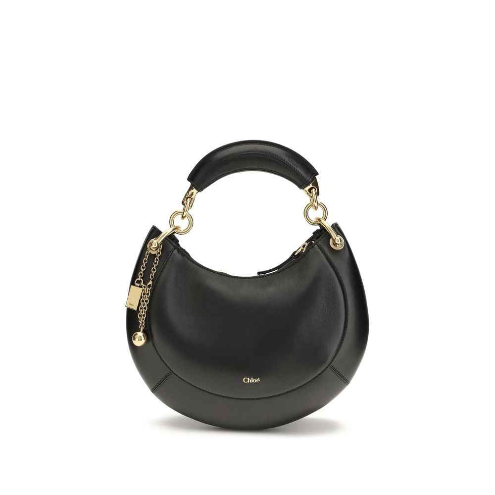 Chloé Black Calf Leather Bos Taurus Shoulder Bag
