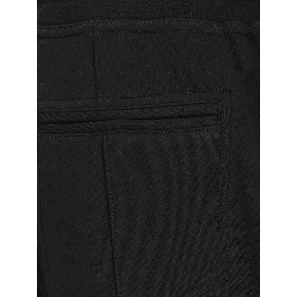 Brunello Cucinelli Black Cotton Joggers (Workout Pants)