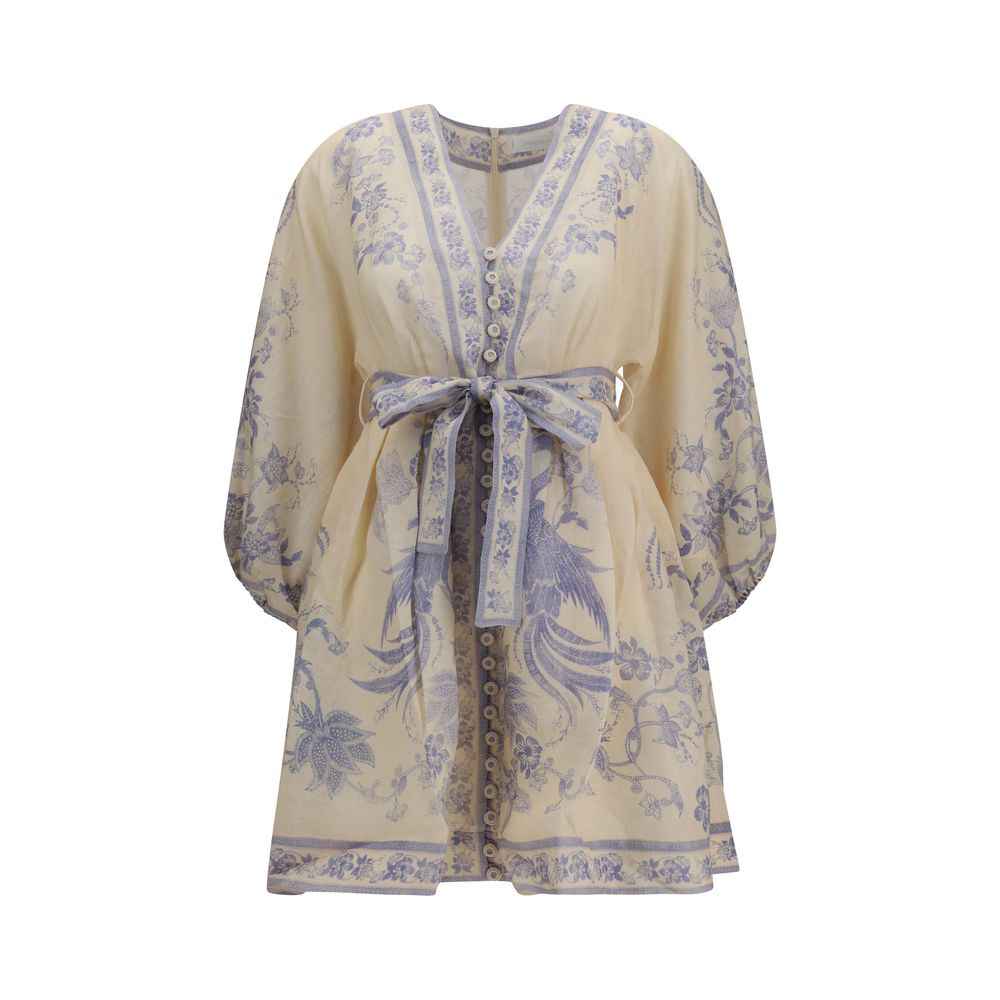 Zimmermann Multicolor Linen Casual Dress