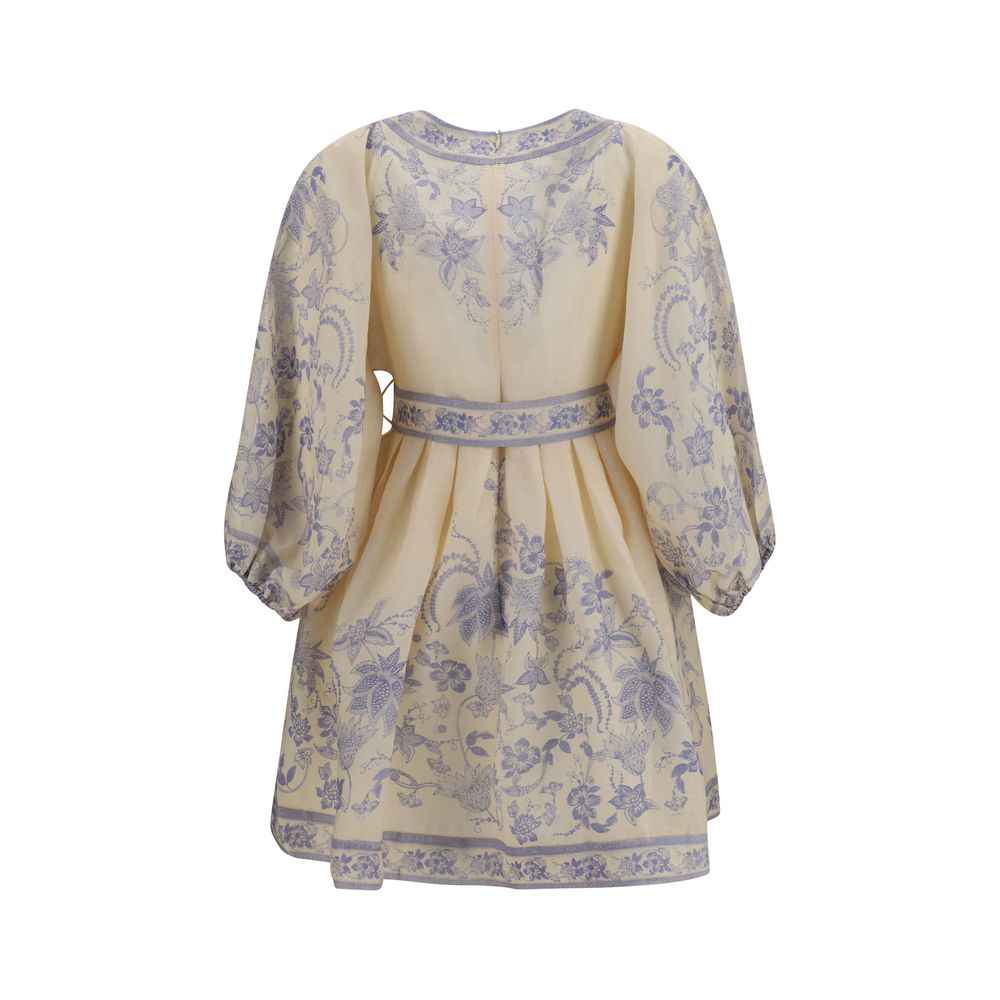 Zimmermann Multicolor Linen Casual Dress