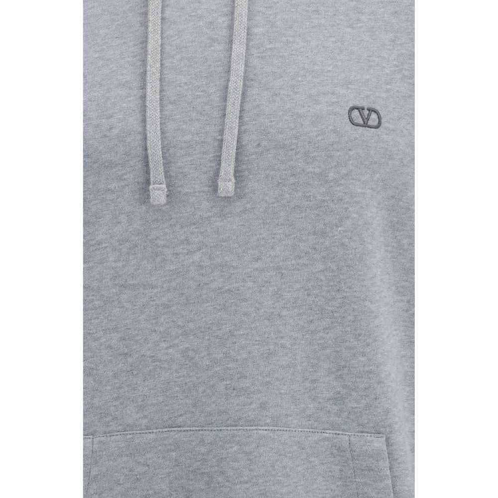 Valentino Garavani Gray Cotton Sweatshirt