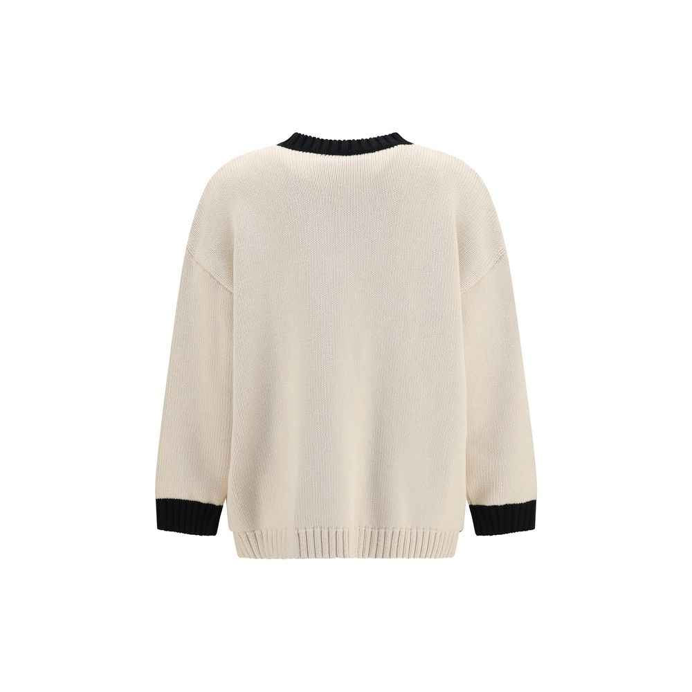 Valentino Garavani Beige Cotton Cardigan