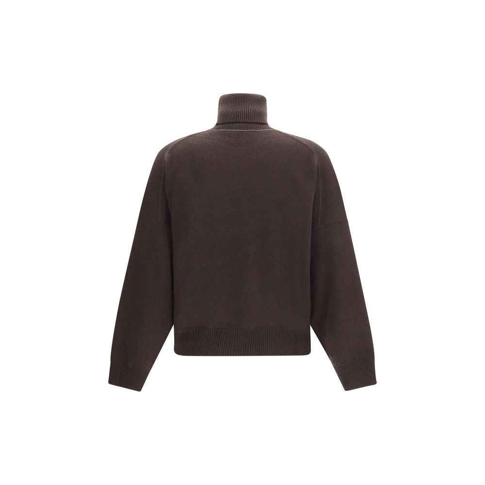 Brunello Cucinelli Brown Cashmere Turtleneck