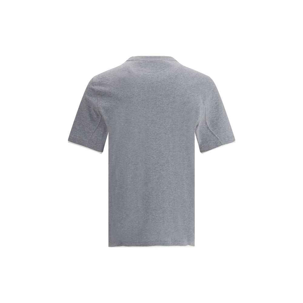 Brunello Cucinelli Gray Cotton T-Shirt