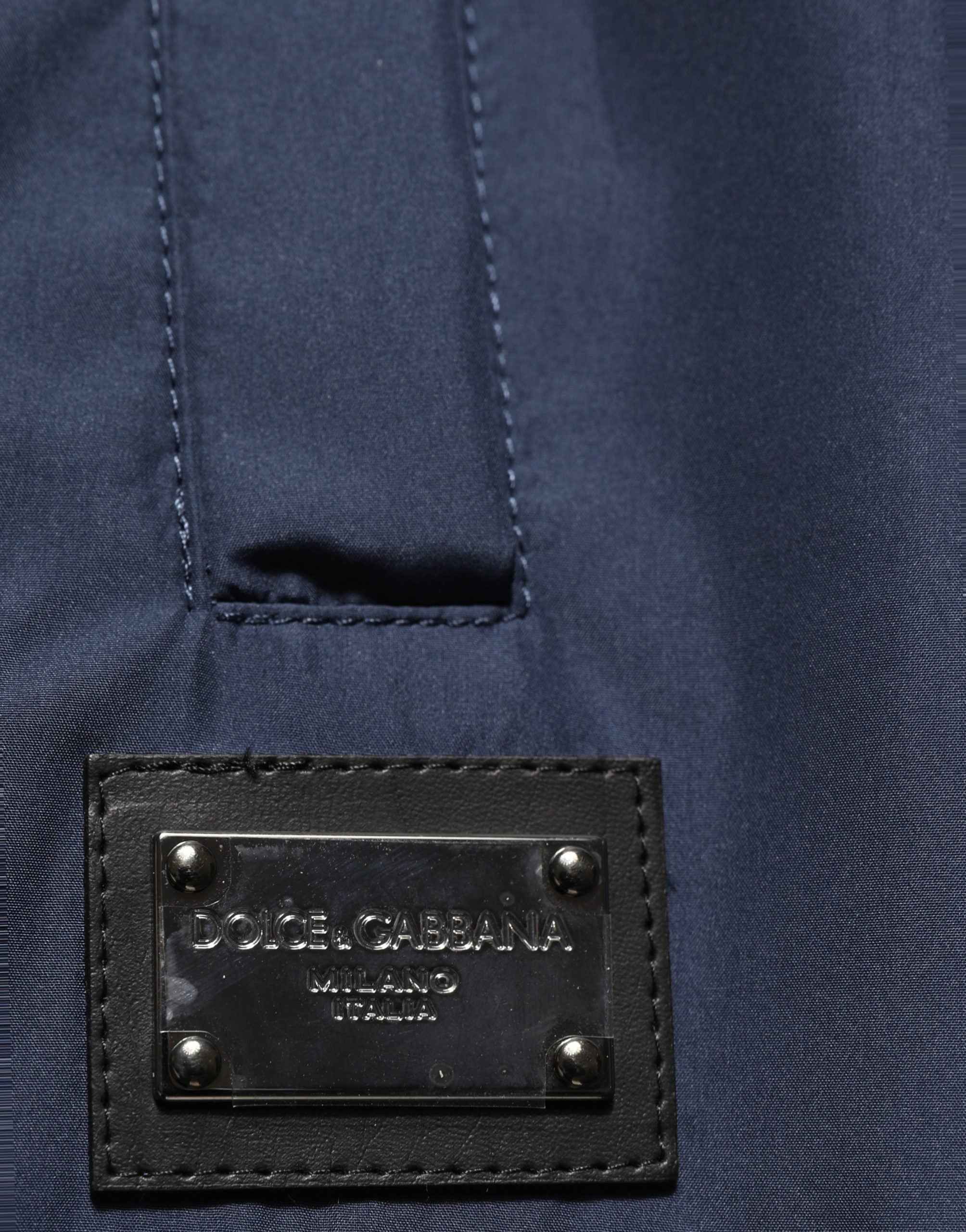Dolce & Gabbana Dark Blue Polyester Jogger Sweatpants Pants