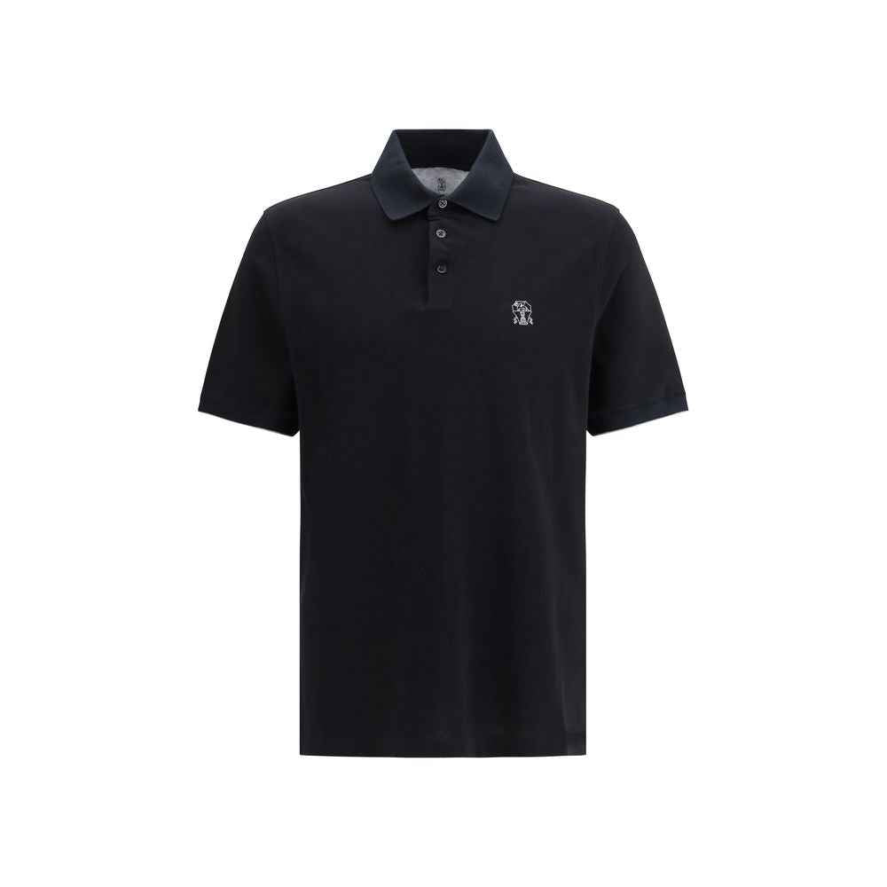 Brunello Cucinelli Black Cotton Shirt