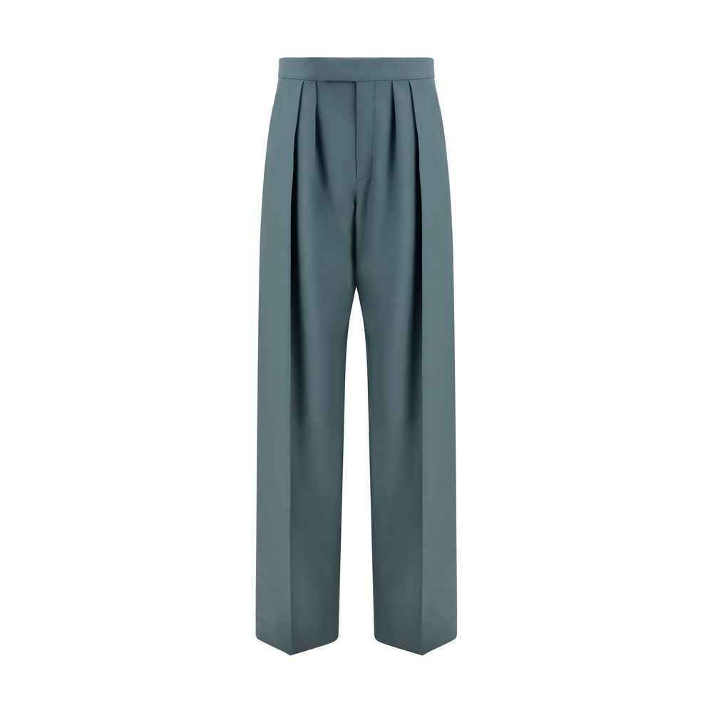 Chloé Bicolor Wool Oves Aries Dress Pants