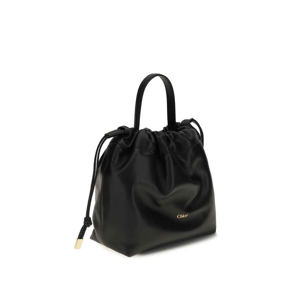 Chloé Black Lamb Ovis Aries Shoulder Bag