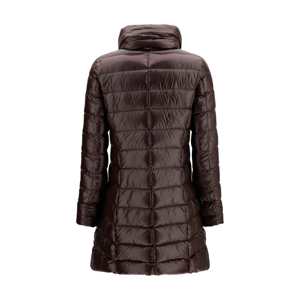 Herno Brown Polyamide Full-Length Jacket