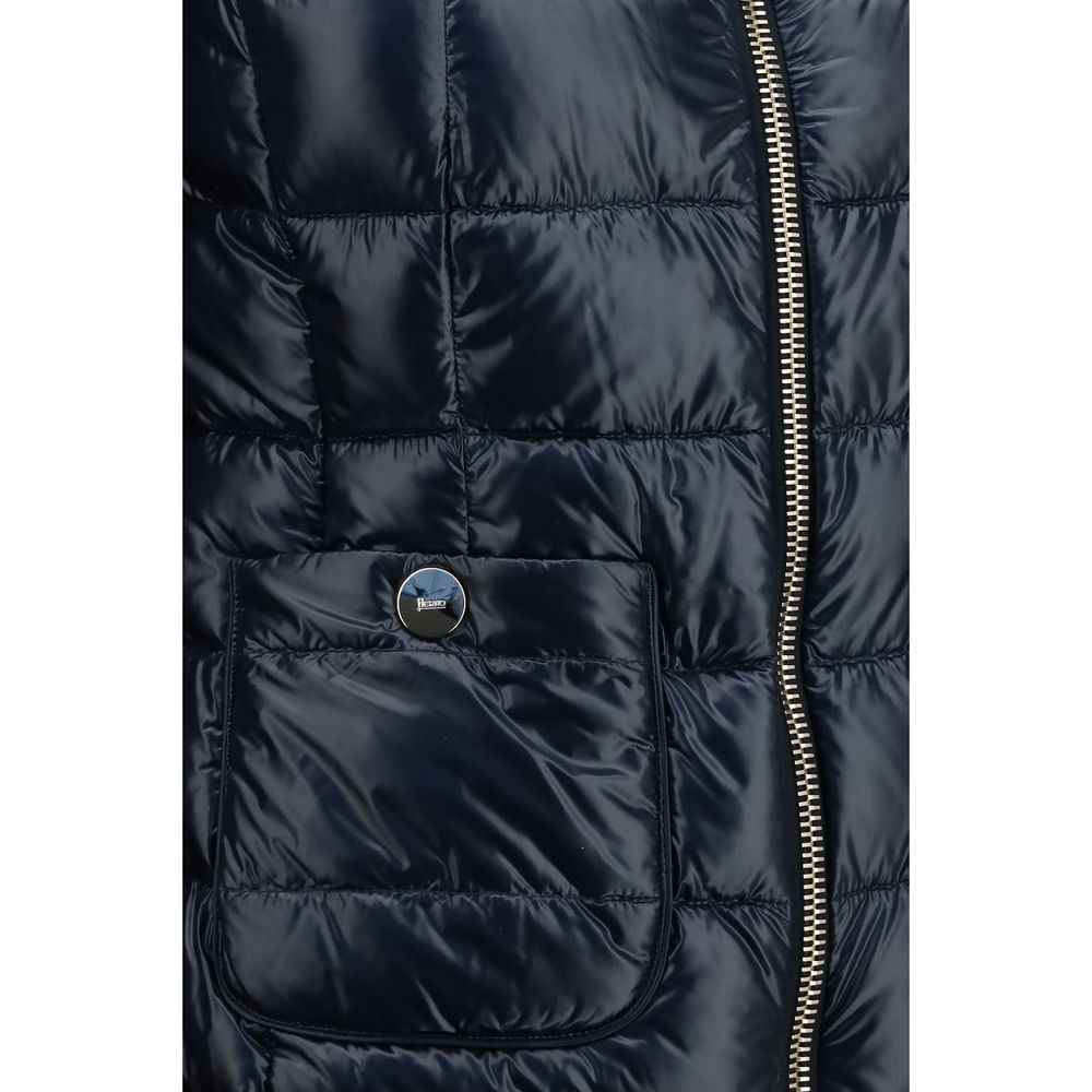 Herno Blue Polyamide Full-Length Jacket