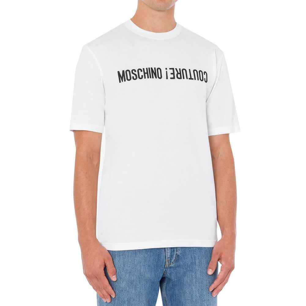 Moschino White Cotton T-Shirt