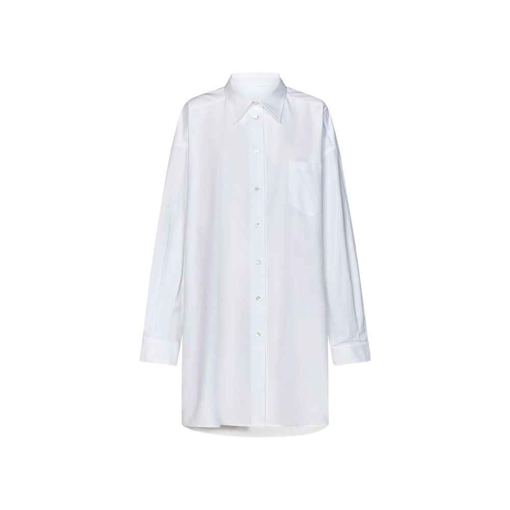 Maison Margiela White Cotton Dress Shirt