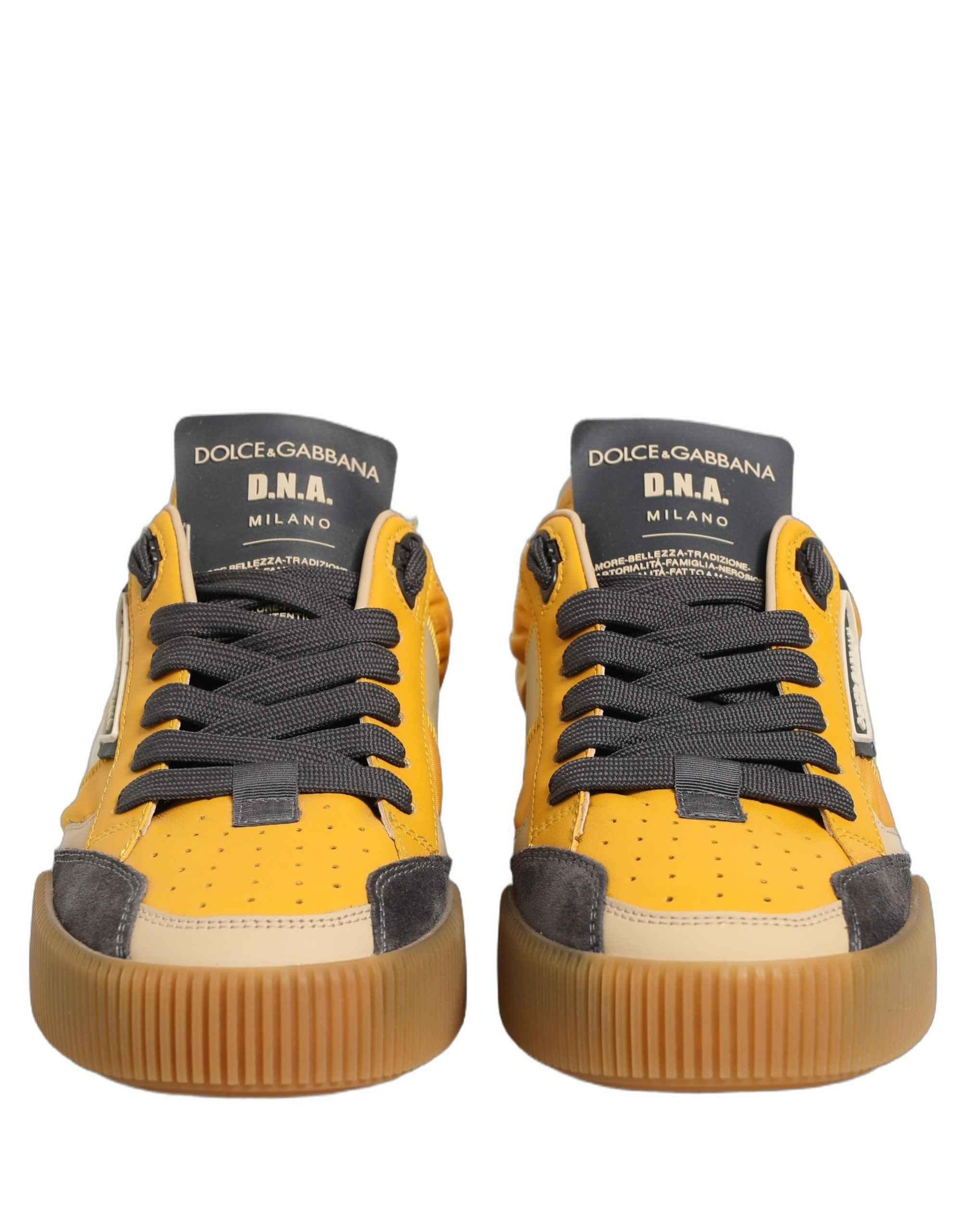 Dolce & Gabbana Multicolor MIAMI Low Top Sneakers Shoes