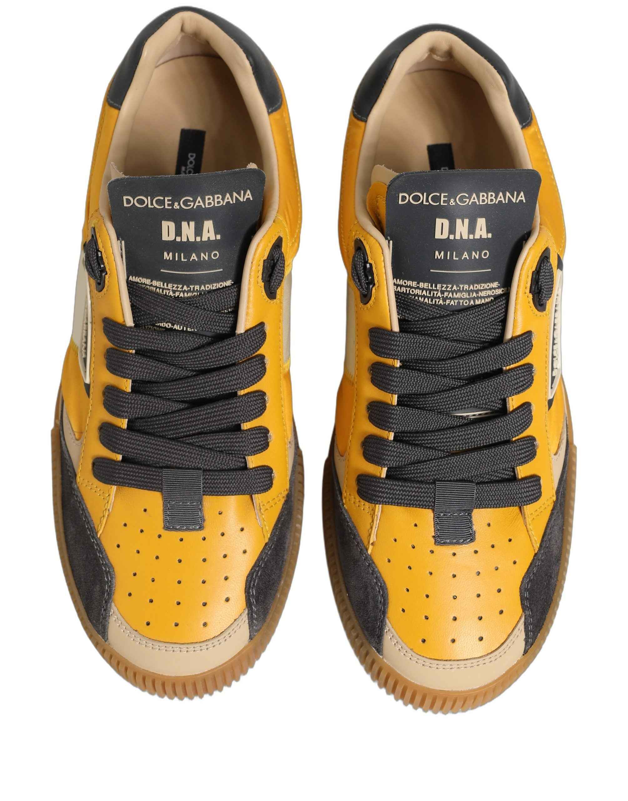 Dolce & Gabbana Multicolor MIAMI Low Top Sneakers Shoes