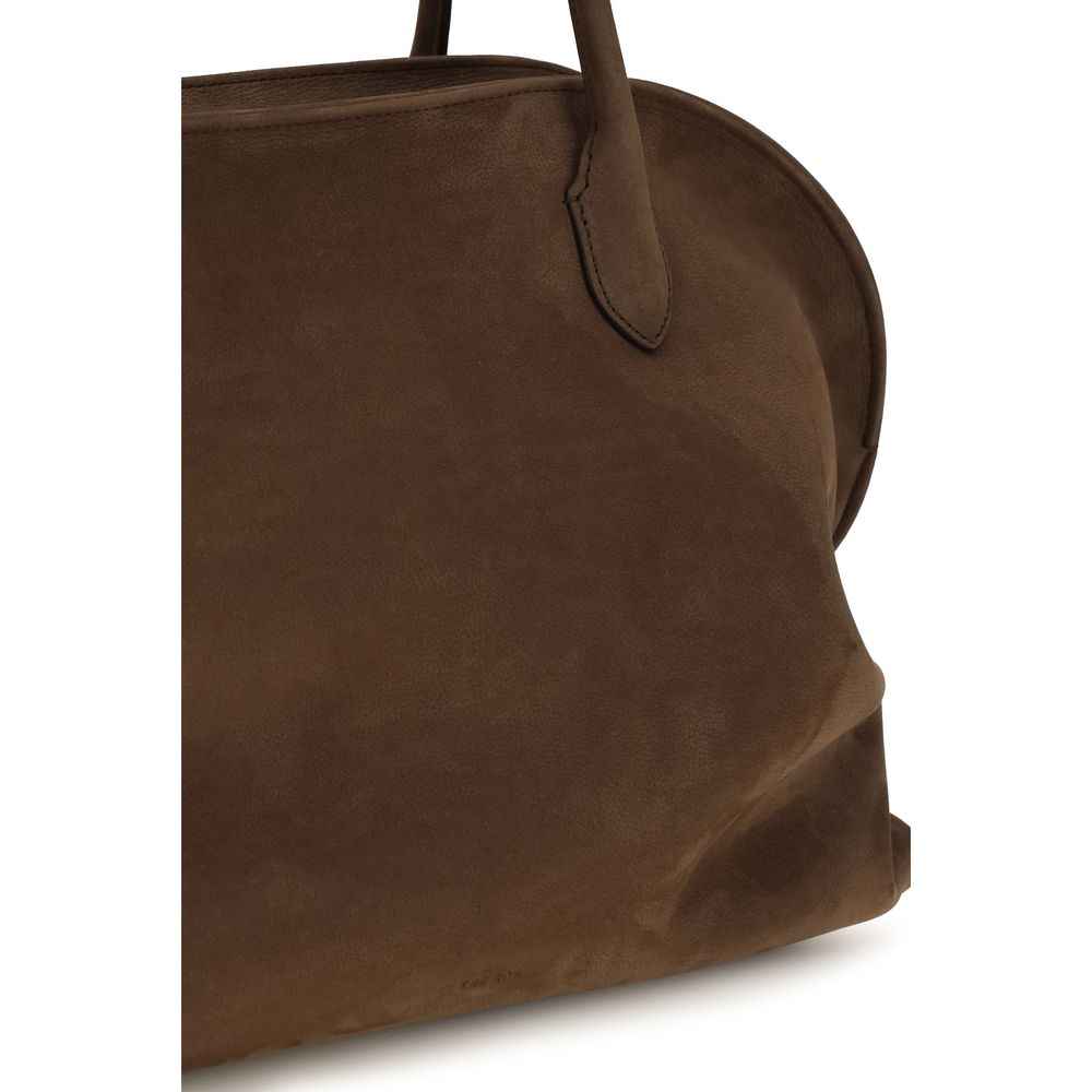 The Row Brown Calf Leather Bos Taurus Handbag