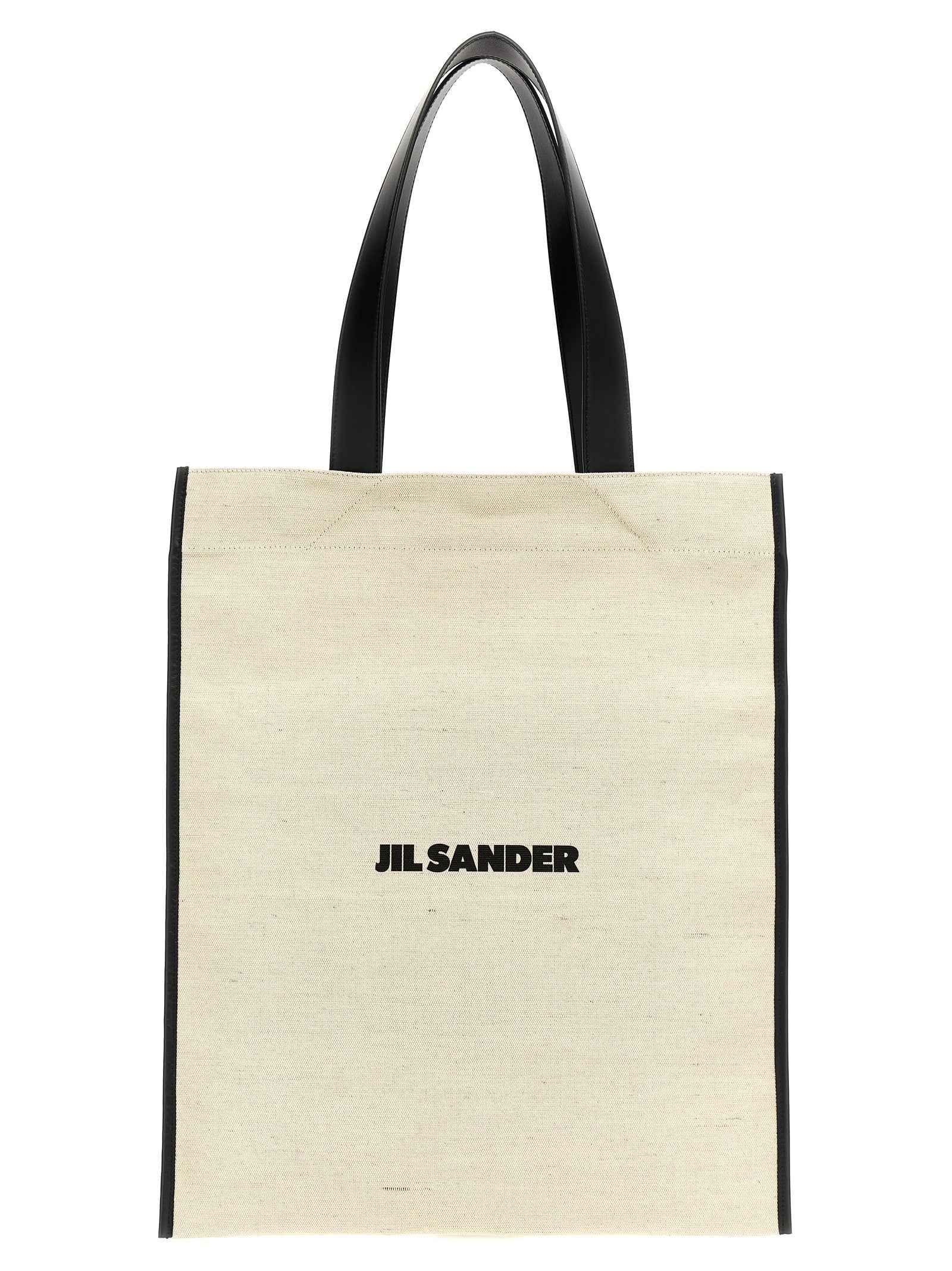 Jil Sander Bicolor Jute Tote Bag