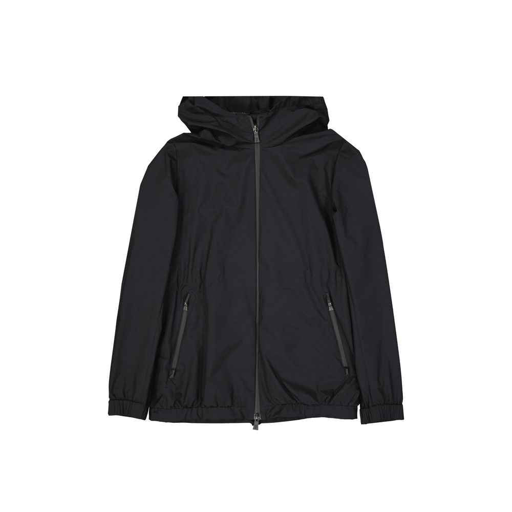 Herno Black Polyester Shell Jacket