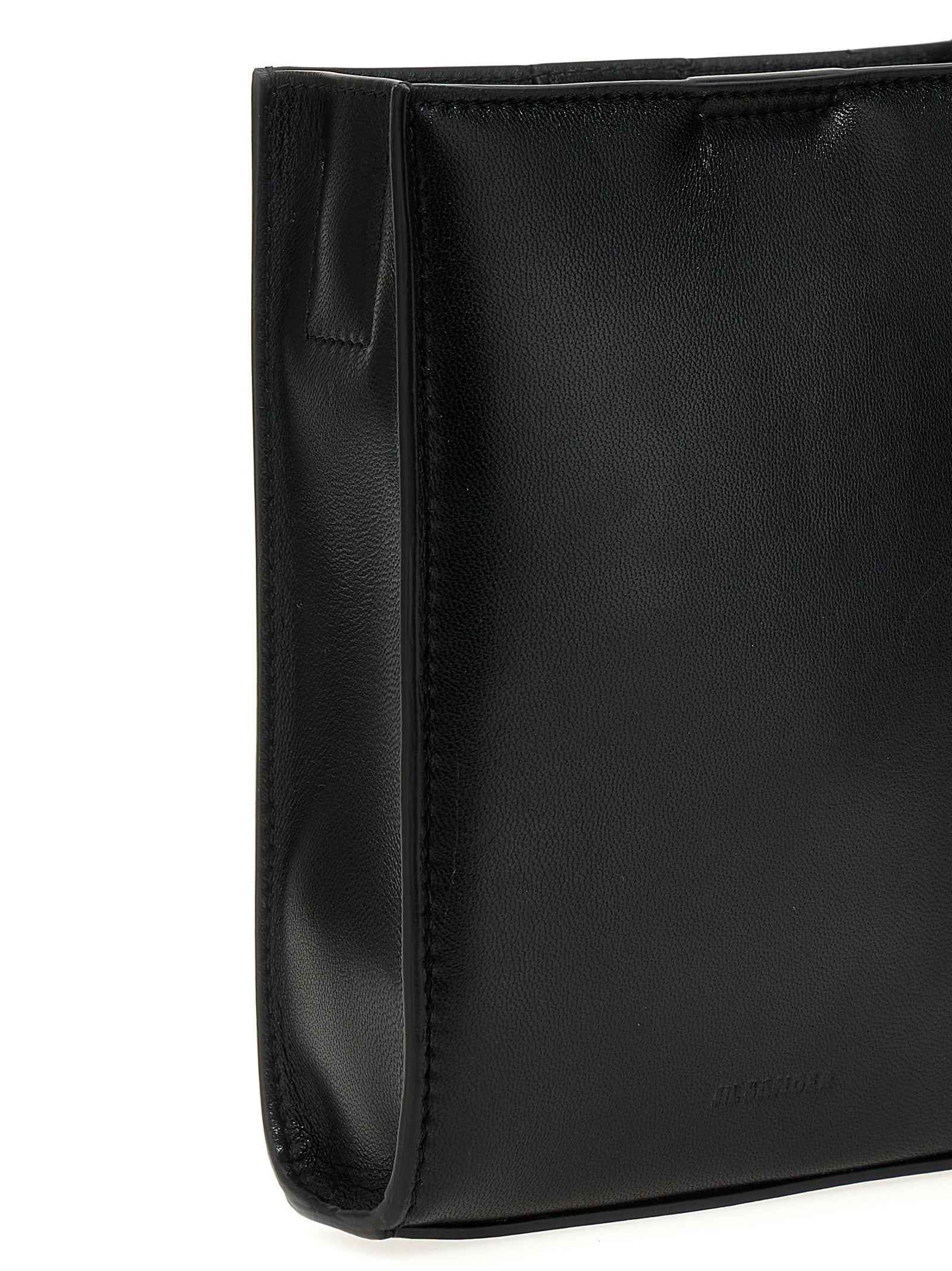 Jil Sander Black Calfskin Crossbody Bag