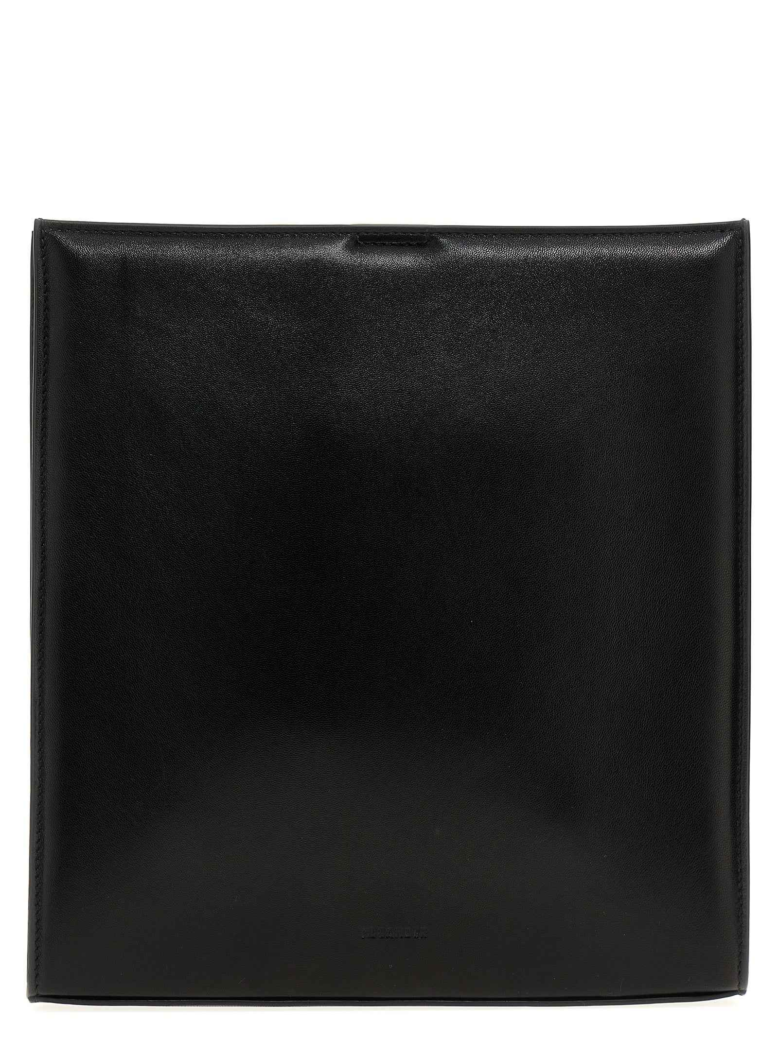 Jil Sander Black Calfskin Crossbody Bag