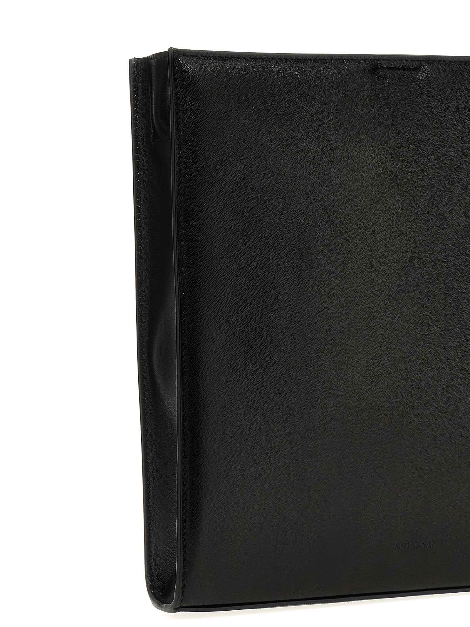 Jil Sander Black Calfskin Crossbody Bag