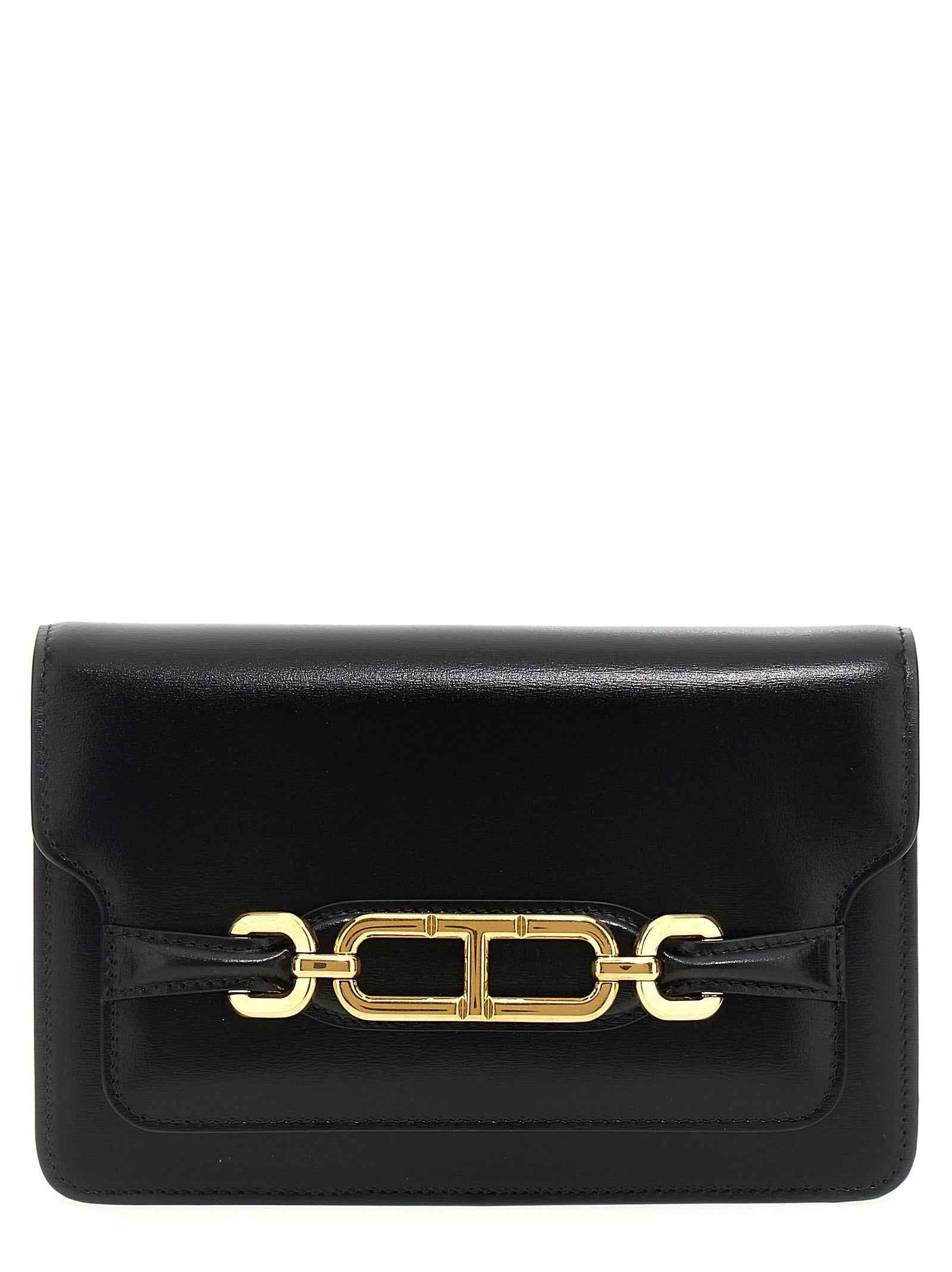 Tom Ford Black Leather Crossbody Bag