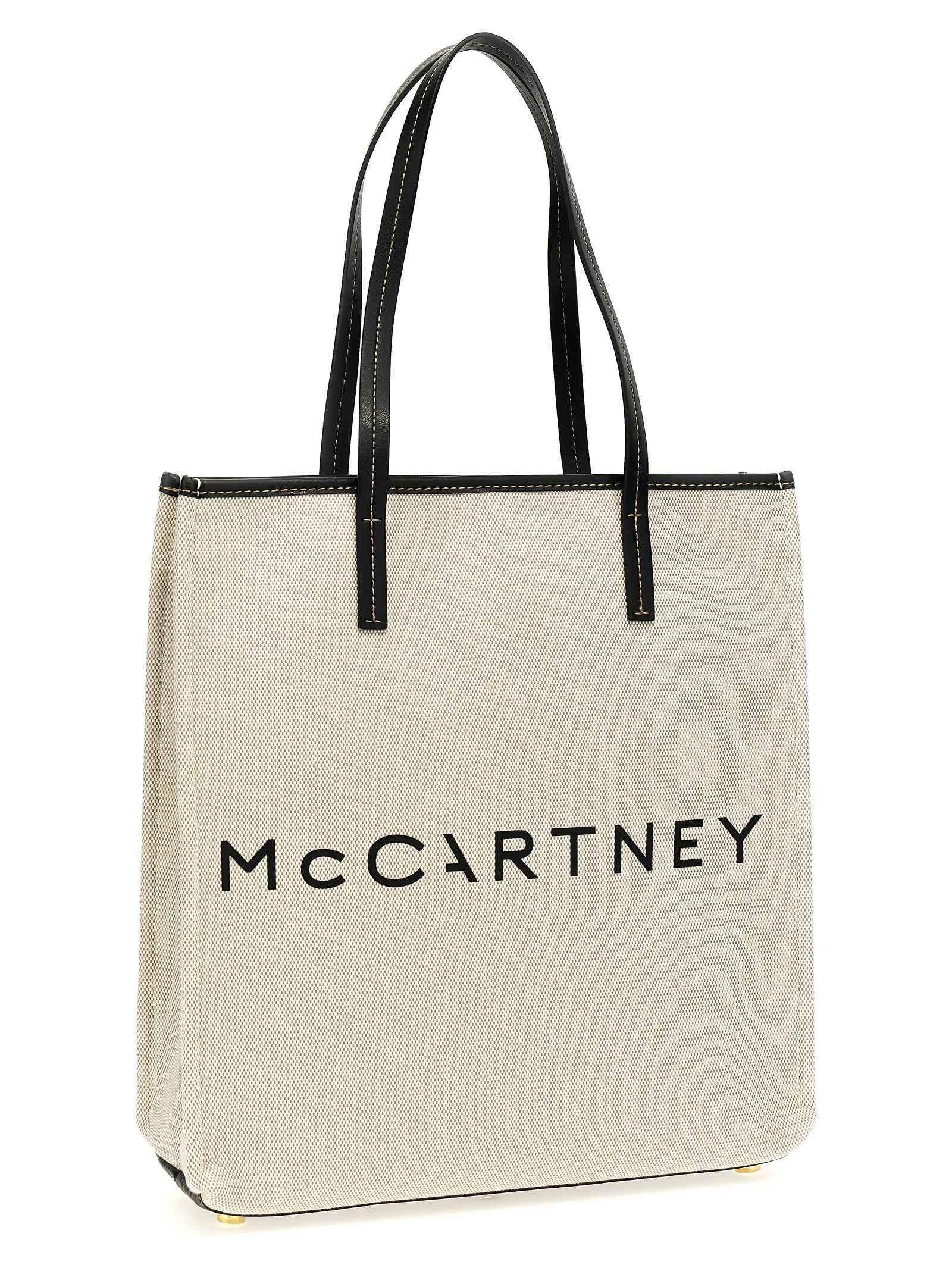 Stella McCartney Beige Cotton Tote Bag